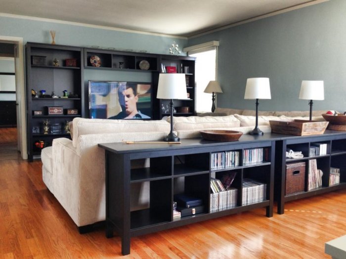 ХЕМНЭС консольный стол, черно-коричневый, 157x40 см