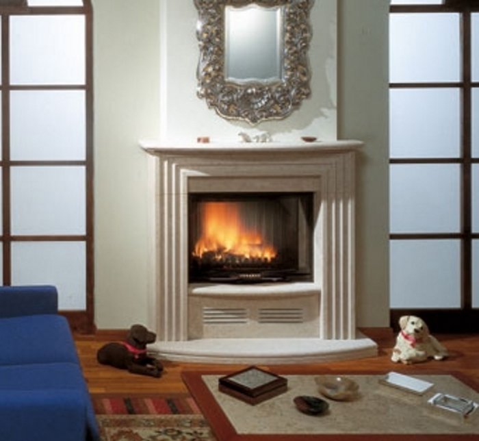 Камин в стиле Модерн