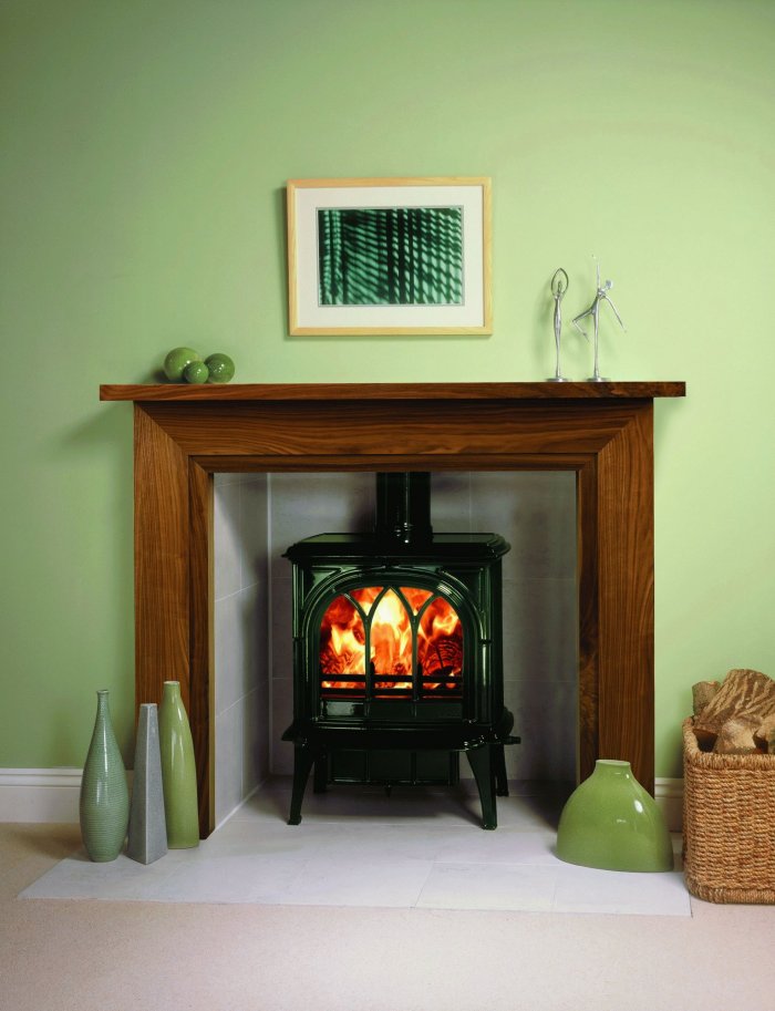 Цвет камина в интерьере