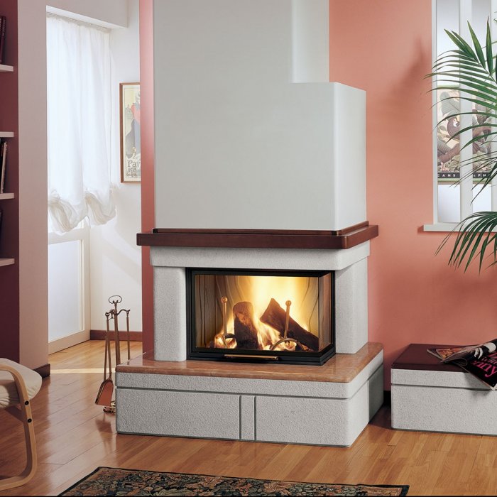 Камин Палазетти белый