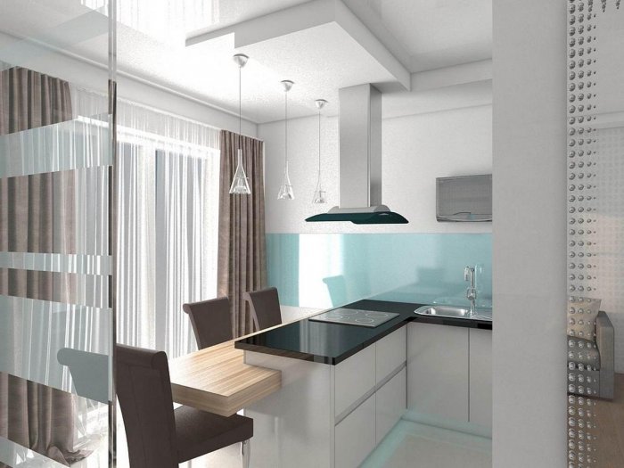 Отделить кухню от гостиной