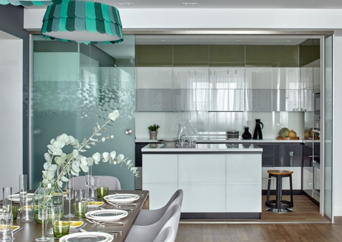 Дизайнерские перегородки между кухней