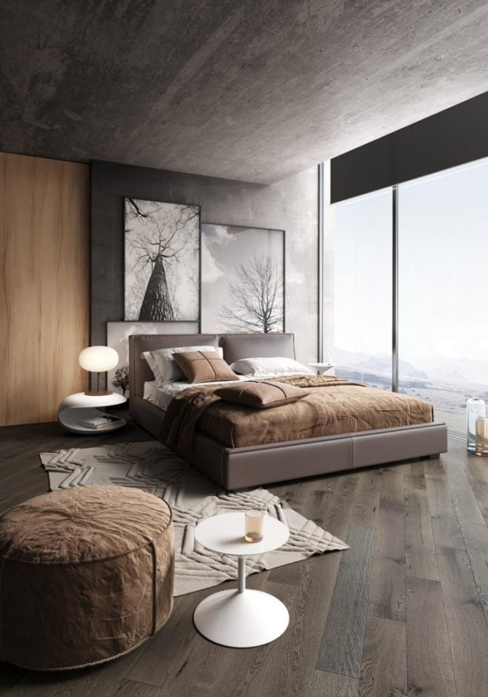 Красивые стильные спальни