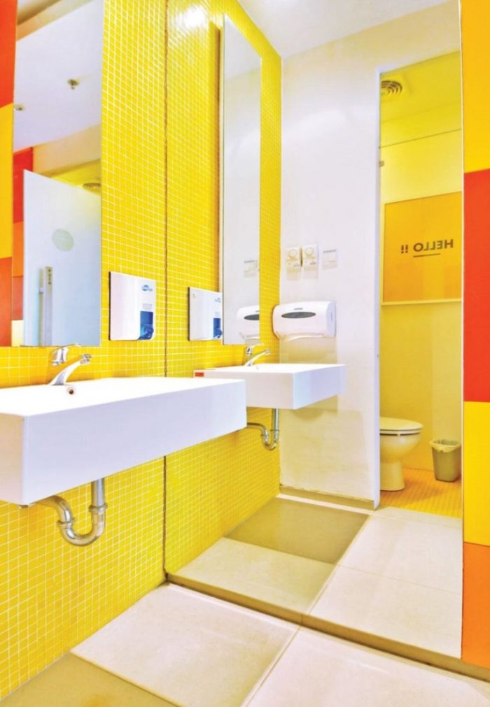 Яркие Ванные комнаты