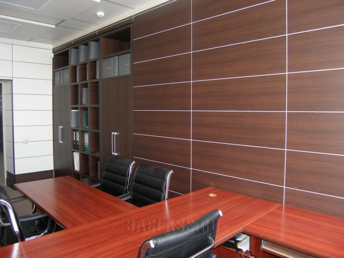 Стеновые панели в интерьере офиса