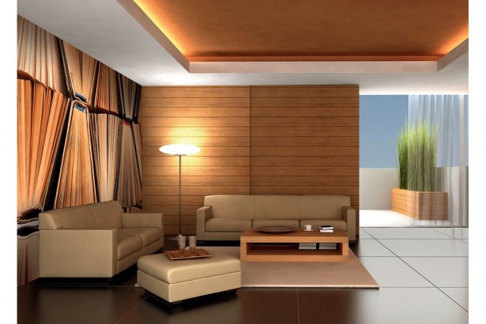 Отделка квартиры деревом