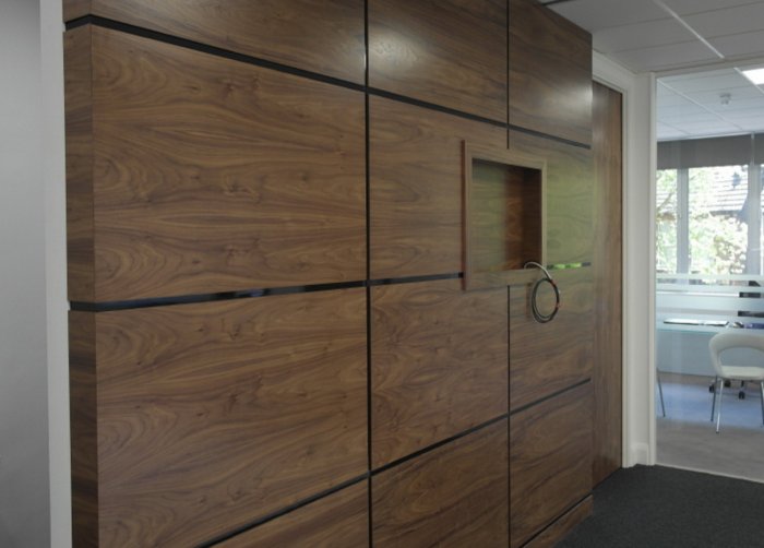 Шпонированные панели Wallhof Wood "тик"