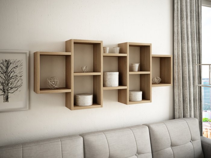 Оригинальная настенная полка