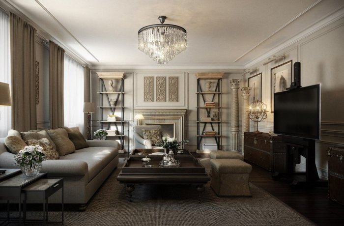 Американский стиль в интерье