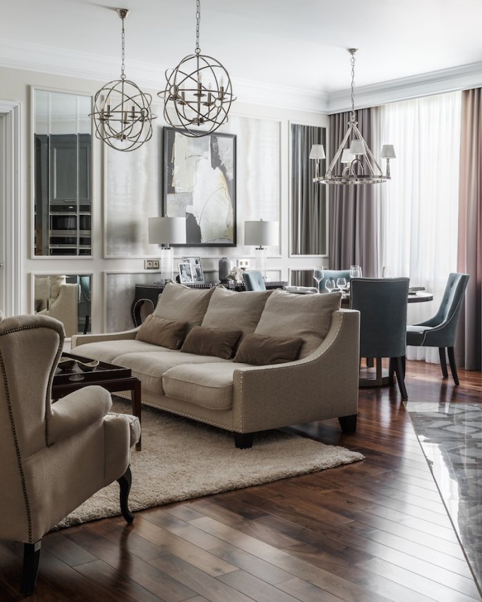 Гостиные в американском стиле