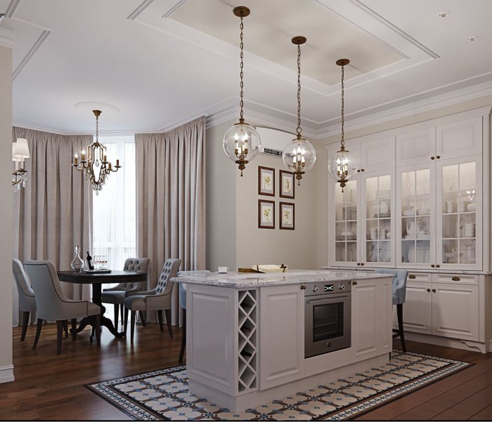 Стиль американская классика в интерьере