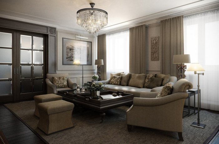 Стиль американская классика в интерьере