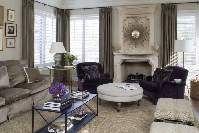 Гостиная в современном американском стиле