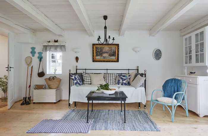 Гостиная Сканди Кантри