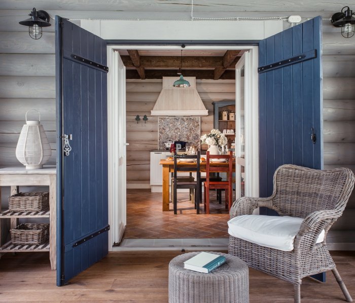 Интерьер дачного дома