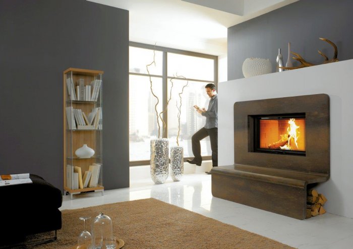 Дровяная топка Schmid l-Breit