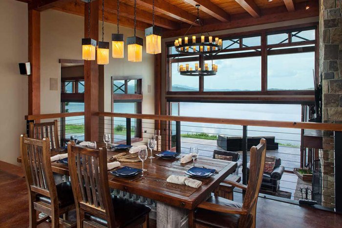 Интерьер в стиле фахверк