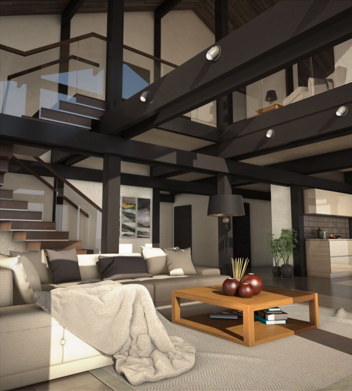 Фермы Тимбер фрейм