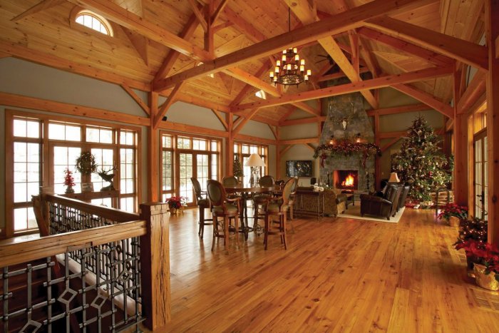 Комната в стиле фахверк