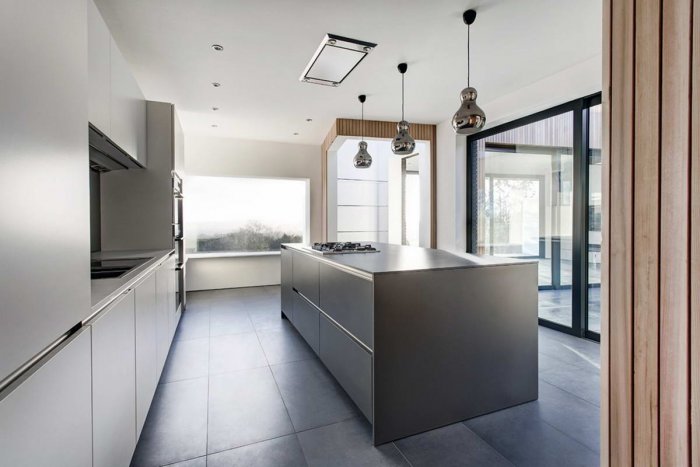 Кухни в стиле Минимализм в частном доме