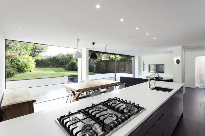 Остров для кухни в. стиле Минимализм в загородном доме