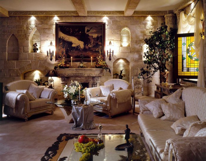 Готический стиль в интерьере