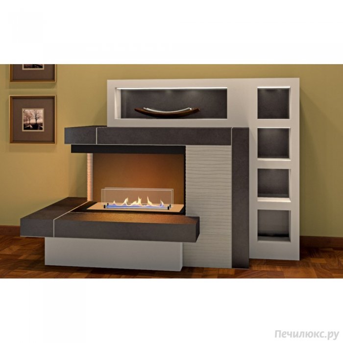 Камин встраиваемый в мебель