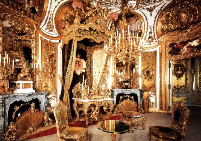 Linderhof интерьер замок