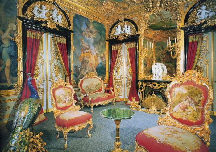 Королевские покои Людвиг II В замке Нойшванштайн