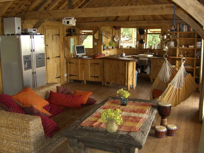 Небольшой уютный домик интерьер