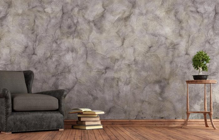 Лессировка декоративной штукатурки