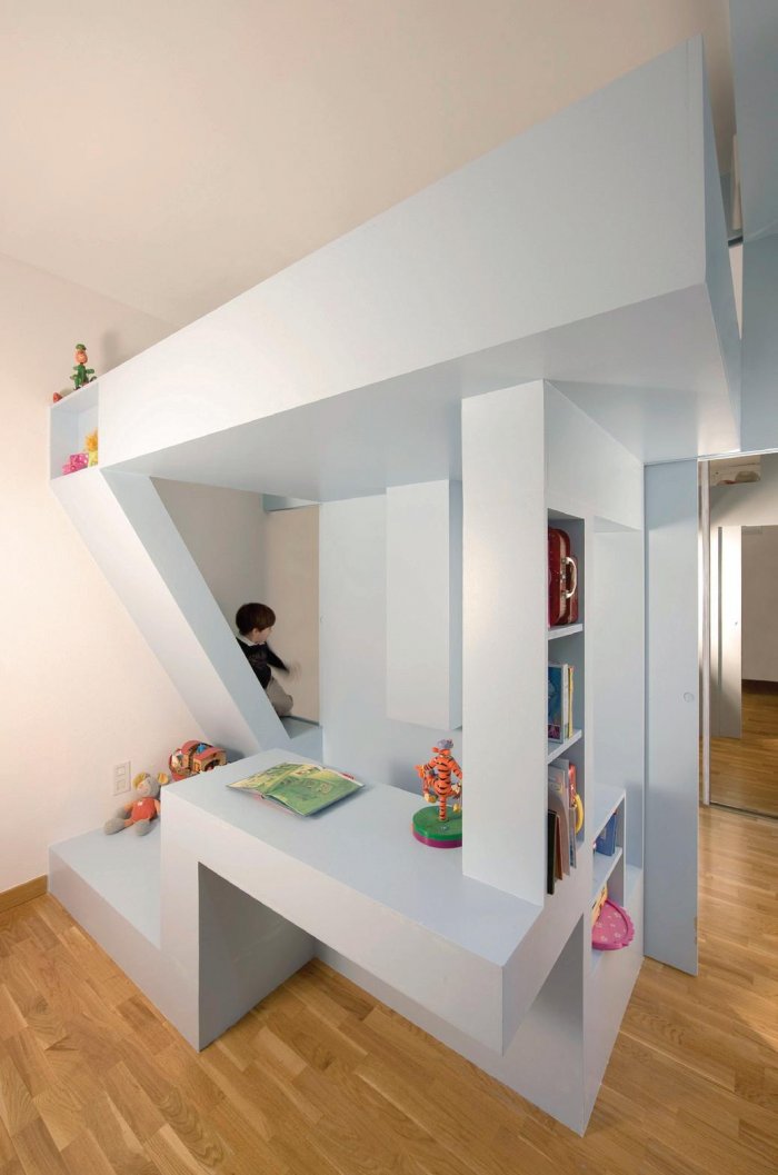 Зонирование комнаты с нишей