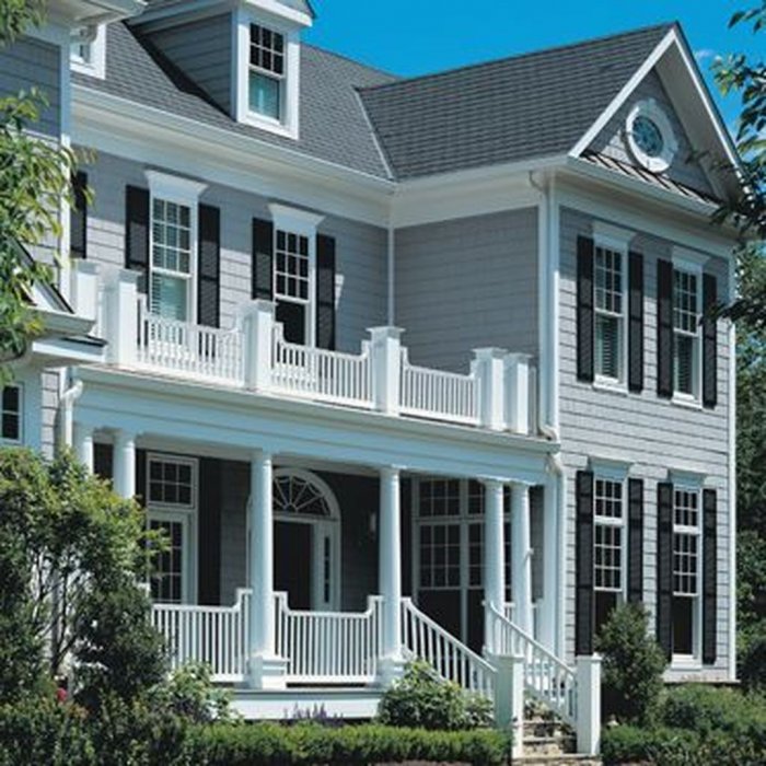 Экстерьер дома в американском стиле