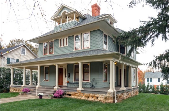 Домик в американском стиле