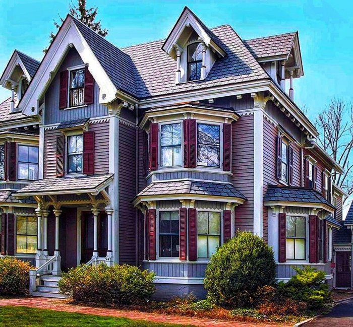 Дом в викторианском стиле в Америке