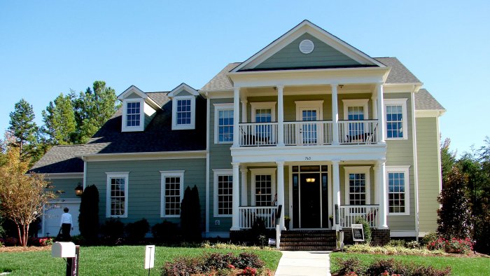 Фасады американских домов