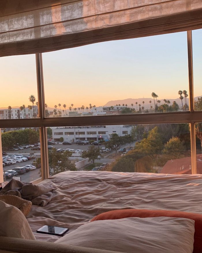 Лос Анджелес красивый вид из окна