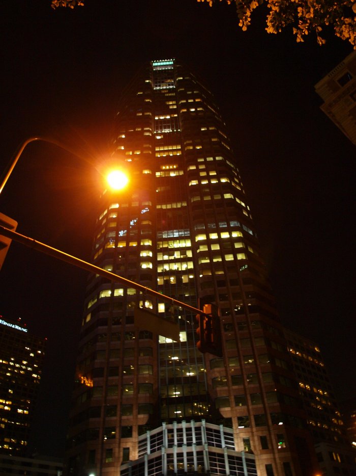 Сеул вид из окна ночью