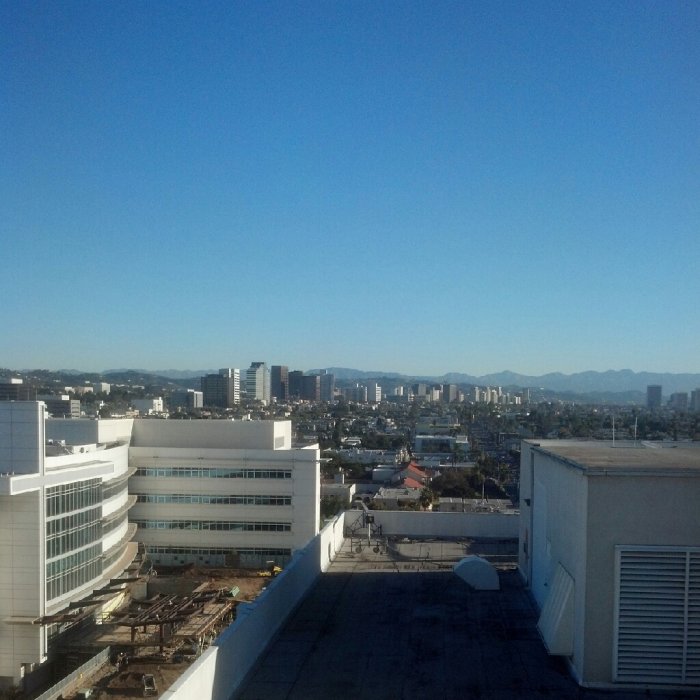 Лос Анджелес вид с окна