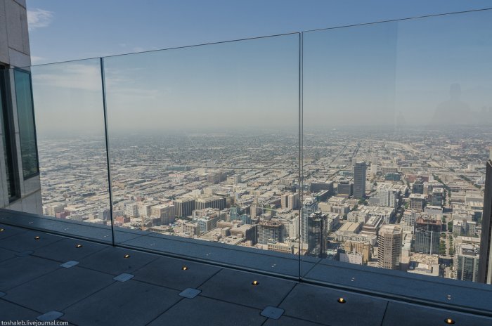 Лос Анджелес вид с верхних этажей