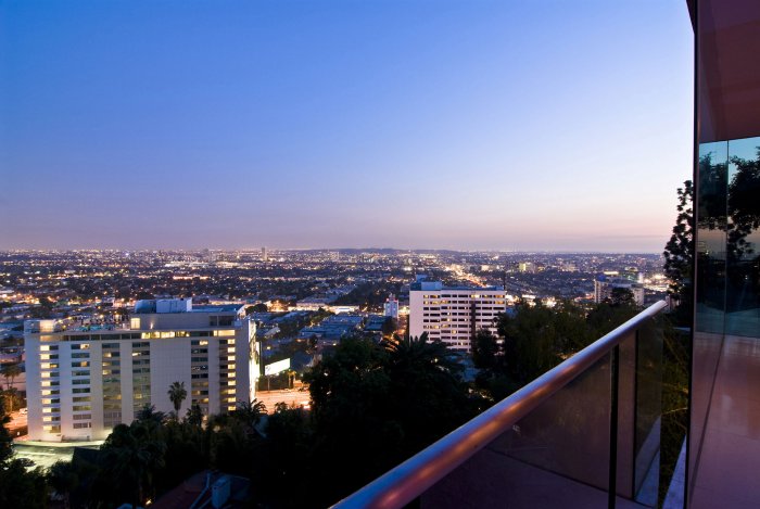 Вид из окна Лос Анджелес Лос