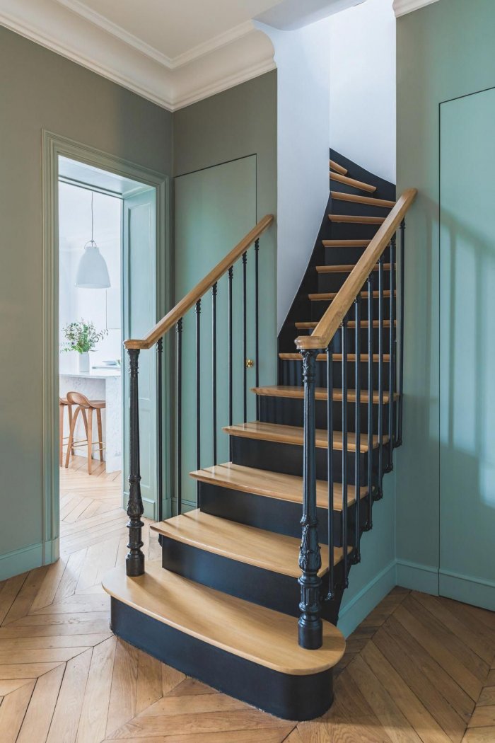 Расцветки лестниц деревянных