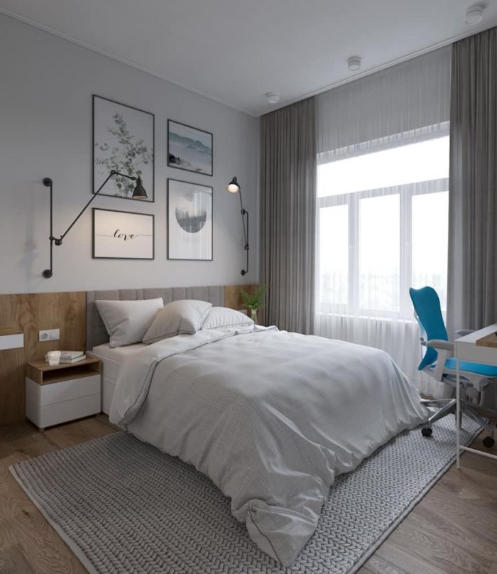 Спальня 8 кв м икеа