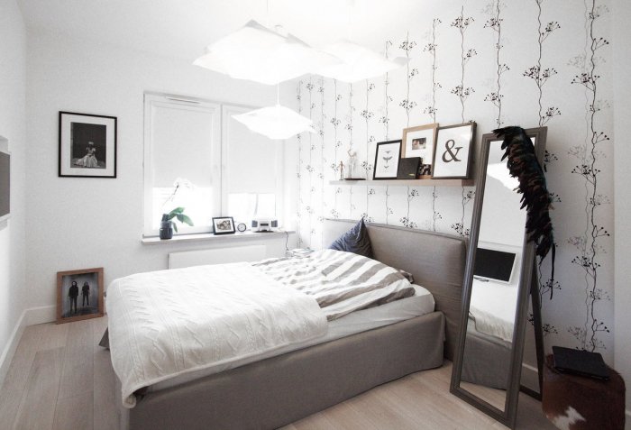 Спальня в стиле Сканди