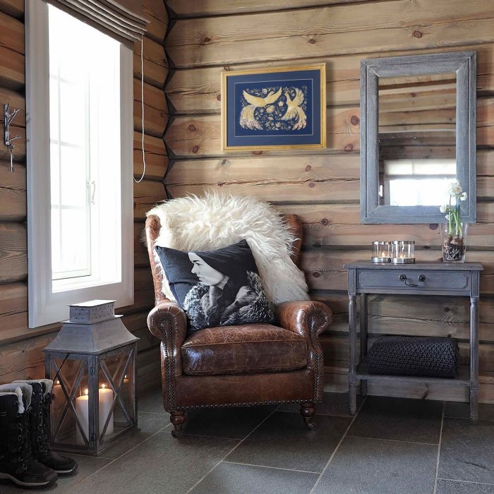Дом в норвежском стиле интерьер