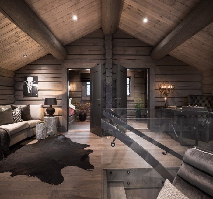 Сруб в скандинавском стиле