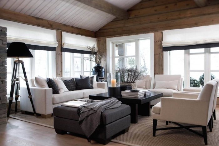 Норвежский дом интерьер