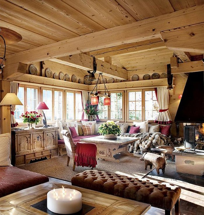 Отделка дома в норвежском стиле