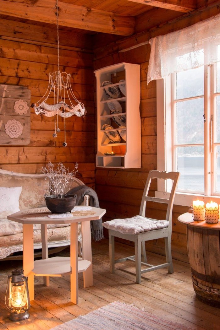 Лафет норвежский дом интерьер