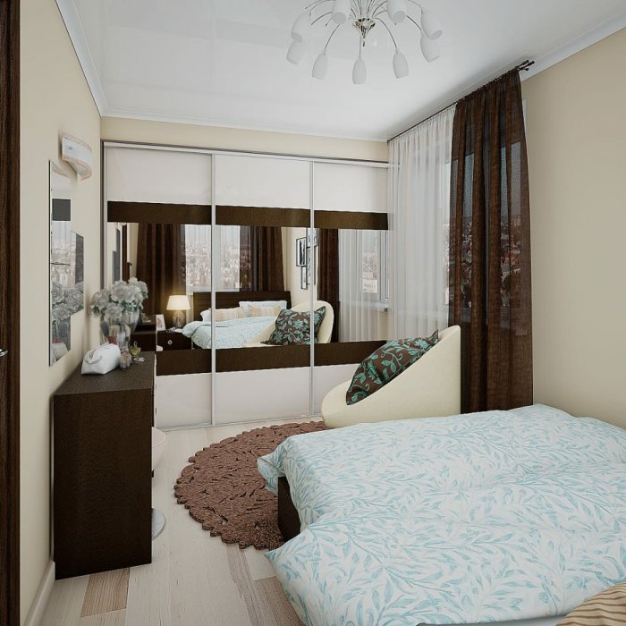 Спальня в хрущевке